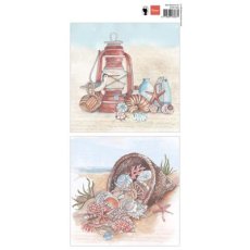 EWK1300  one side paper - Marianne Design - Seabreeze XL
