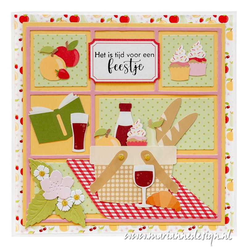 LR0858 Metal Die Marianne Design - Craftable - Layout Square