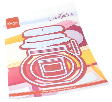 LR0863 Metal Die Marianne Design - Creatable - Jam jar