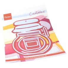 LR0863  Metal Die Marianne Design - Creatable - Jam jar