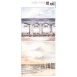 MB0216 one side paper - Marianne Design - Mattie's Mooiste - Beach XL