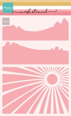 PS8158 Mask Marianne Design - Mask Stencil - Picnic Scenery