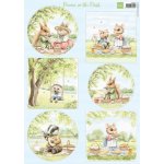 VK9610 A4 one side paper - Marianne Design - Picnic in the park