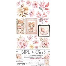 CC-C65-GC-11  - GIRL & CURL - ZESTAW DODATKÓW - FLOWERS