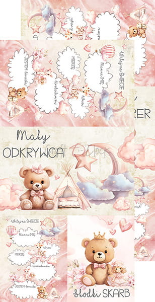 CC-C65-GC-13 GIRL & CURL- ZESTAW DODATKÓW - MIX