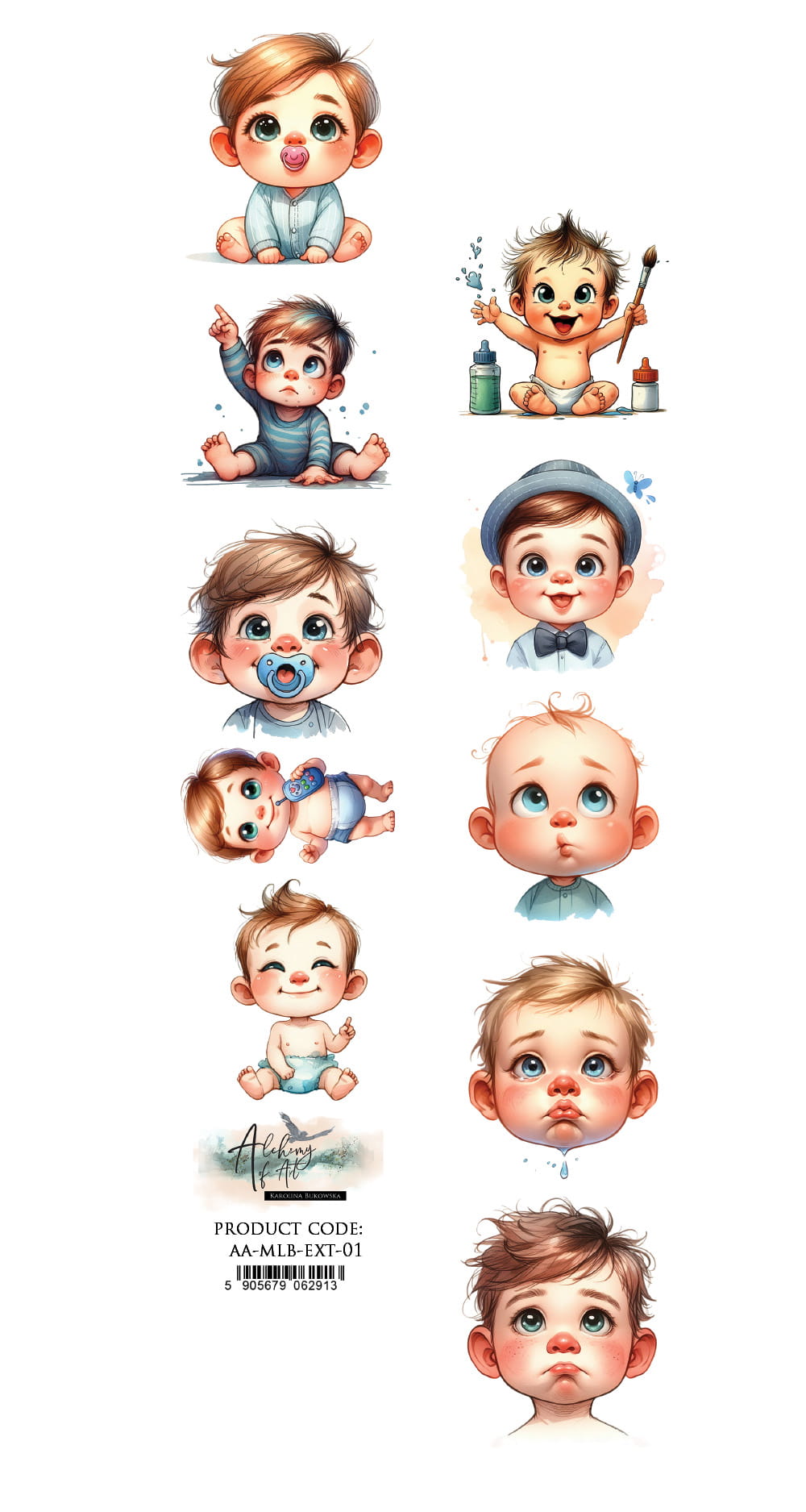 AA-EXT-MLB-01 Alchemy of Art - 1x12'' My little Baby