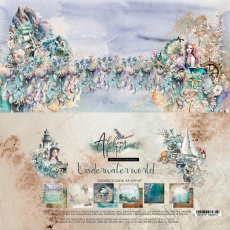 AA-UW-07 PRE-SALE Alchemy of Art - 12x12'' -   A SET OF PAPERS - Underwater world
