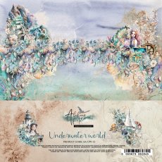 AA-UW-12 Alchemy of Art  - 6x6''  - A SET OF PAPERS  - Underwater world