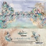 AA-UW-12 Alchemy of Art  - 6x6''  - A SET OF PAPERS  - Underwater world