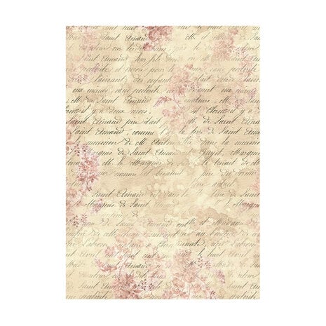 DFSAK6023 Stamperia Shabby Rose A6 Rice Paper Backgrounds (8pcs)
