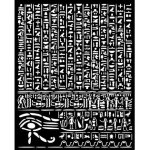 KSTD163 Stamperia Fortune Thick Stencil 20x25cm Egypt