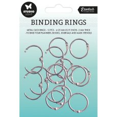 SL-ES-RING03 Binding Rings silver