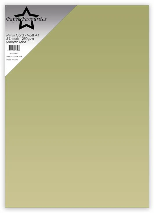 279909 Paper Favourites Mirror Card Mat Smooth Mint