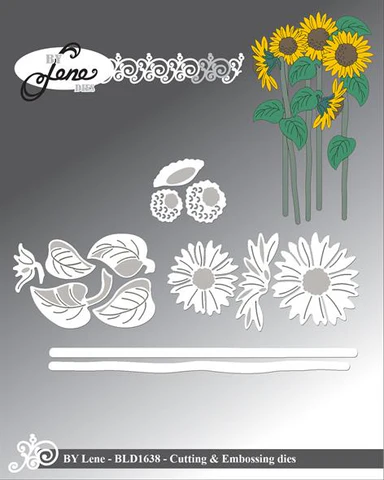 BLD1638 Dies By Lene - "Sunflower"