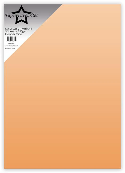 PFSS008 Paper Favourites Mirror Card Mat Copper Mine