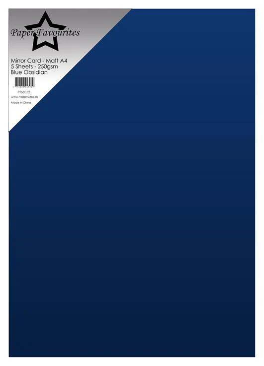 PFSS012 Paper Favourites Mirror Card Mat Blue Obsidan