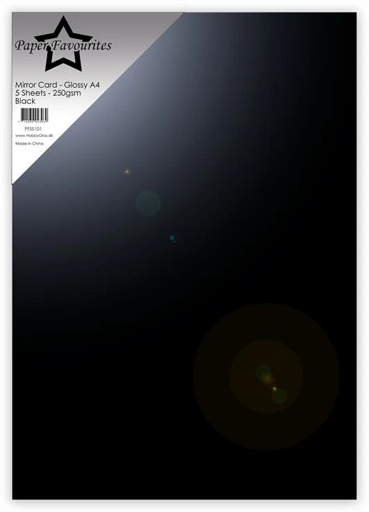 PFSS101 Paper Favourites Mirror Card Mat Black