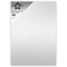 PFSS103 Paper Favourites Mirror Card Mat Chrome Silver