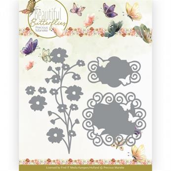 PM10256 Precious Marieke Die - "Butterfly labels"
