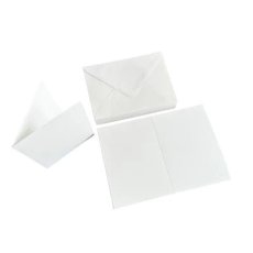 SS115 HobbyGros Storage - 50 Sets of A6 Card/Envelopes "Snow White"
