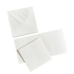 SS116 HobbyGros Storage - 50 Sets of 135x135mm Card/Envelopes "Snow White"