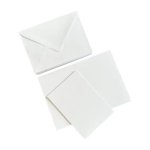 SS120 HobbyGros Storage - 50 Sets of A6 Card/Envelopes "Pure White"