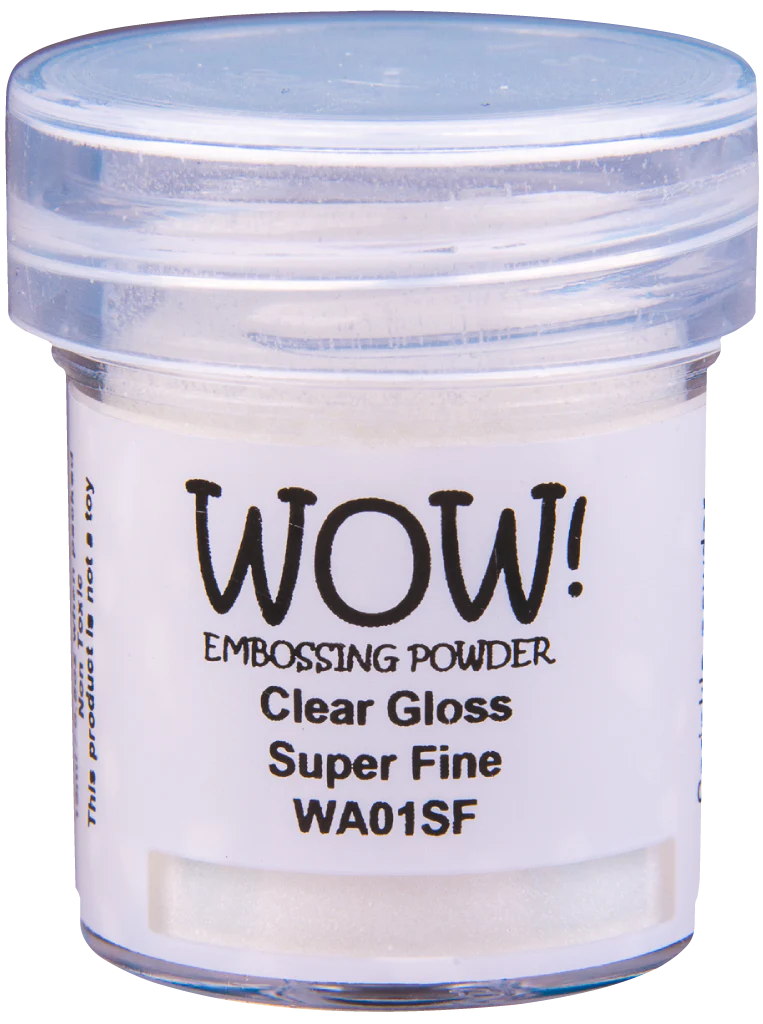 WA01SF WOW! Embossing Powder Clears - Clear Gloss - Super Fine