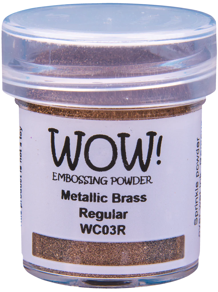 WC03R WOW! Embossing Powder Metallics - Brass - Regular