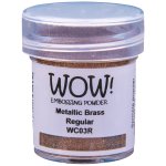 WC03R WOW! Embossing Powder Metallics - Brass - Regular
