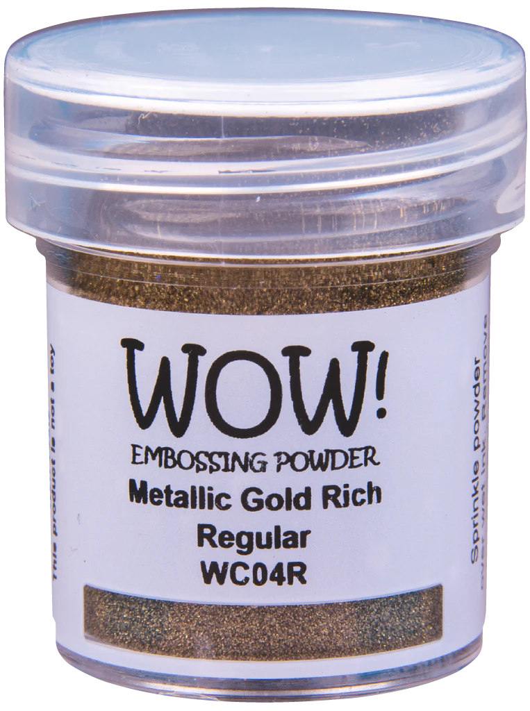 WC04R WOW! Embossing Powder Metallics - Gold Rich - Regular
