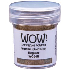 WC04R WOW! Embossing Powder Metallics - Gold Rich - Regular