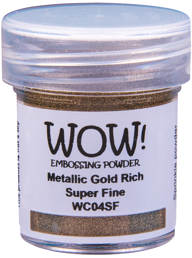 WC04SF WOW! Embossing Powder Metallics - Gold Rich - Super Fine