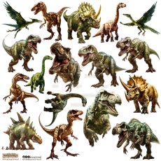 NSL-30 Paper stickers Scraplove - DINOSAUR