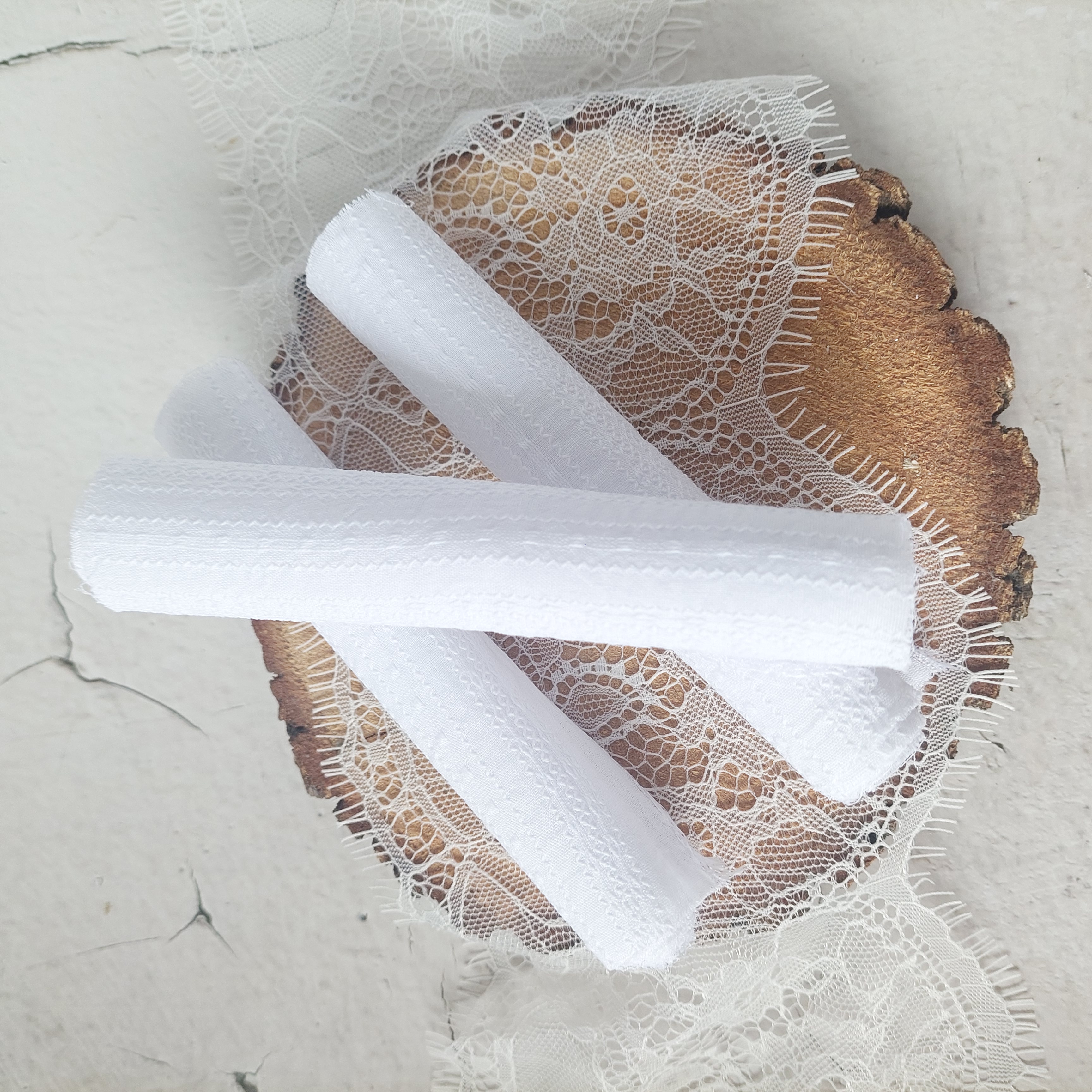 TKKOR-01 Stiffened cotton - White