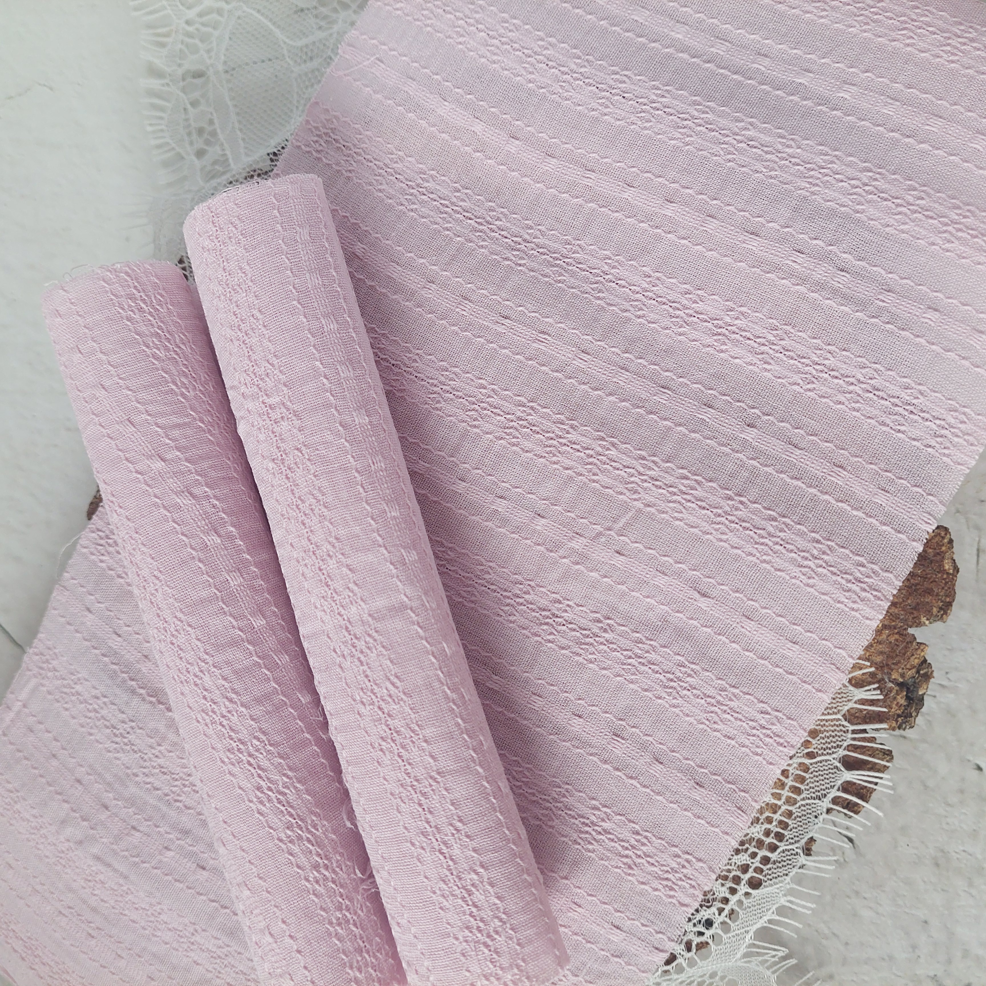 TKKOR-03 Stiffened cotton -pink