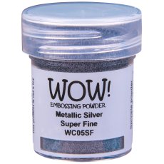 WC05SF WOW! Embossing Powder Metallics - Silver - Super Fine