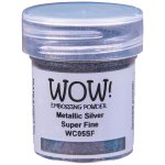 WC05SF WOW! Embossing Powder Metallics - Silver - Super Fine