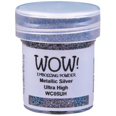 WC05UH WOW! Embossing Powder Metallics - Silver - Ultra High