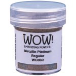 WC06R WOW! Embossing Powder Metallics - Platinum - Regular