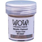 WC06SF WOW! Embossing Powder Metallics - Platinum - Super Fine