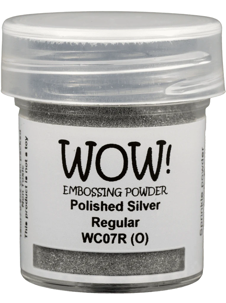 WC07R WOW! Embossing Powder Metallics - Polished Silver - Regular