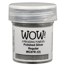 WC07R WOW! Embossing Powder Metallics - Polished Silver - Regular