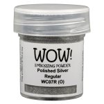 WC07R WOW! Embossing Powder Metallics - Polished Silver - Regular