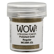 WC08R WOW! Embossing Powder Metallics - Polished Gold - Regular