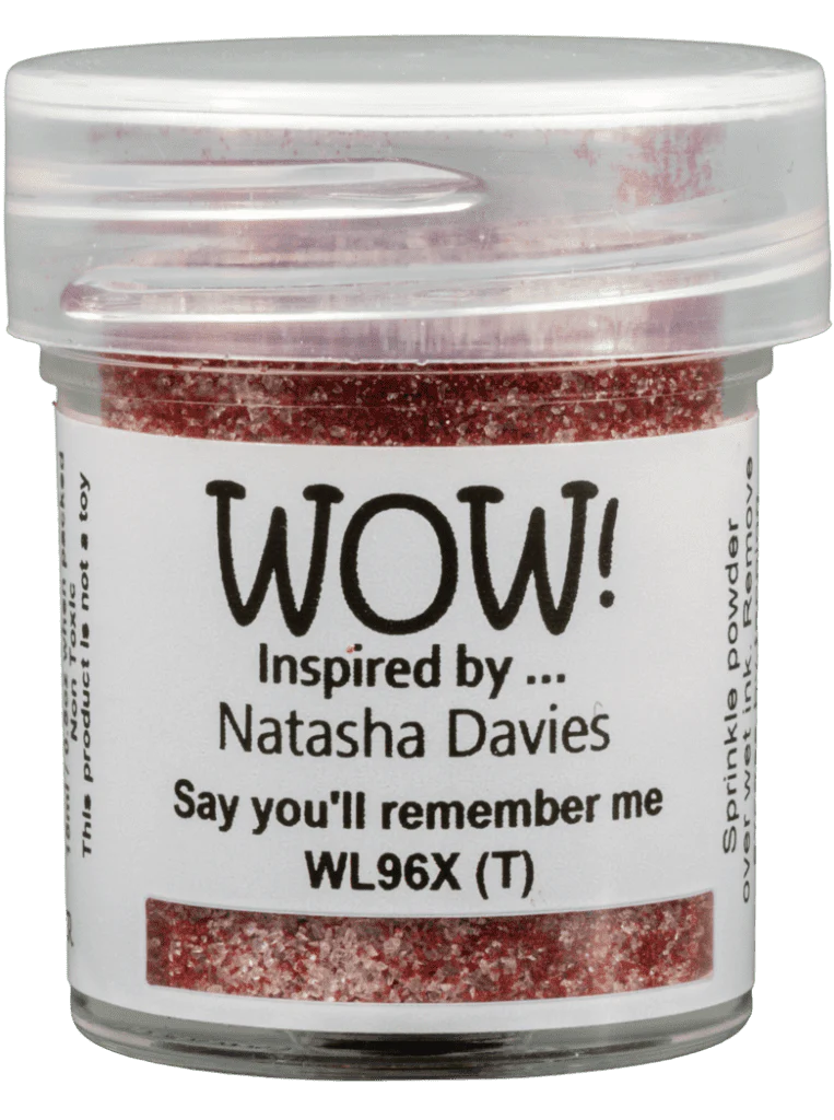 WL96X WOW! Embossing Powder Colour Blends - Say you'll remember me