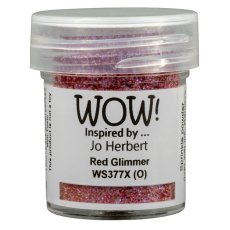 WS377X WOW! Embossing Powder Embossing Glitters - Red Glimmer
