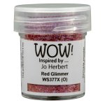 WS377X WOW! Embossing Powder Embossing Glitters - Red Glimmer