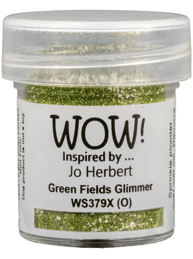 WS379X WOW! Embossing Powder Embossing Glitters - Green Glimmer
