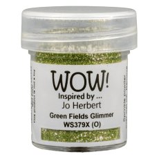 WS379X WOW! Embossing Powder Embossing Glitters - Green Glimmer