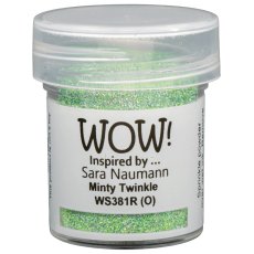WS381R WOW! Embossing Powder Embossing Glitters - Minty Twinkle